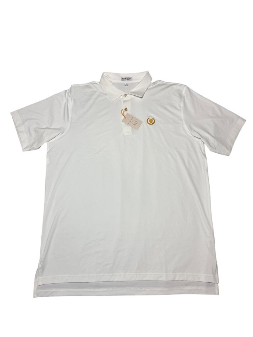 Peter Millar Crown Sport White Polo Shirt XL Summer Comfort Retail $95.00